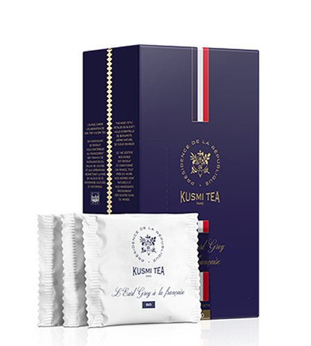 Kusmi Tea Porcovaný černý čaj Earl Grey l'Elysée Bio, 24 sáčků (48 g) 21298A1170