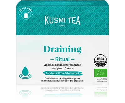 Kusmi Tea Porcovaný ovocný čaj na odvodnění organismu Ritual Draining, 18 sáčků 21315A1460