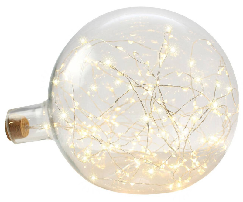 Dekorační LED lampa Blachere JFB09A / teplá bílá / sklo / průhledná Varianta: ivi1