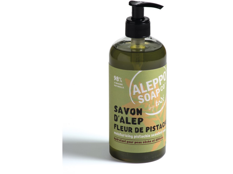 Tekuté aleppské mýdlo s vůní pistáciového květu 500 ml
