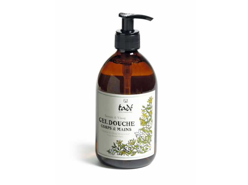 Přírodní tekutý sprchový gel s vůní jasmínu a ylang-ylang 500 ml