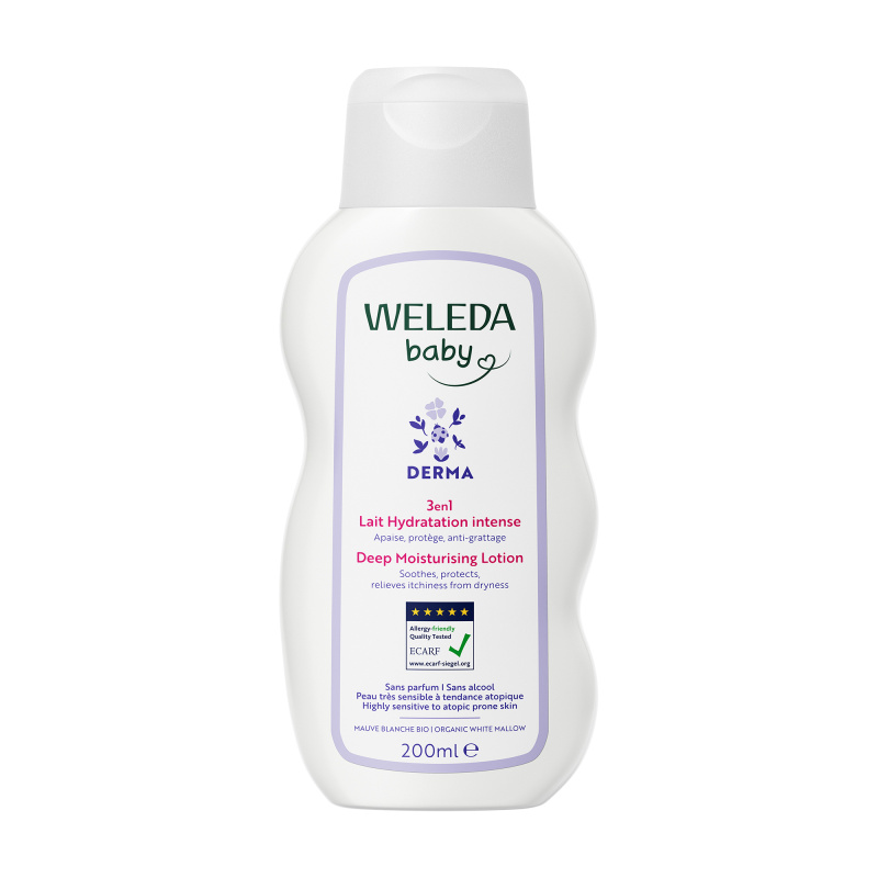 WELEDA 3v1 Derma hydratační mléko 200 ml