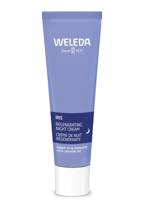 Weleda Kosatec hydratační noční krém pro normální a suchou pleť 30 ml