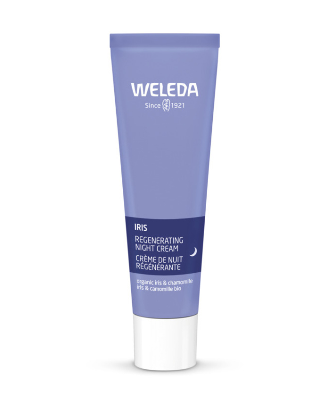Weleda Kosatec hydratační noční krém pro normální a suchou pleť 30 ml