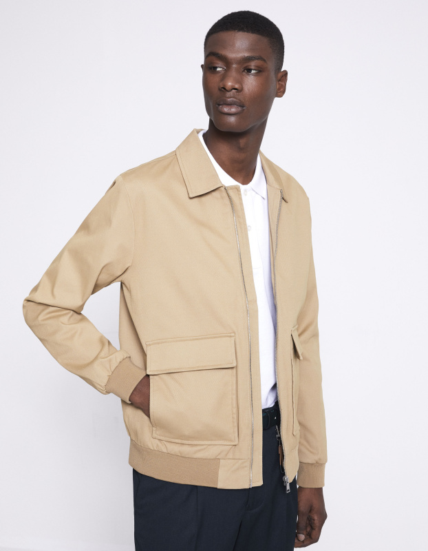 Celio Lněná bunda Nulin2 - Pánské