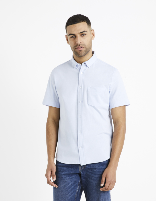 Celio Úpletová košile Barik - Pánské