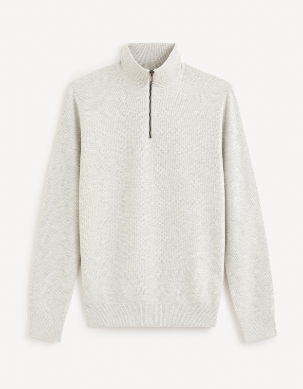 Celio Svetr Celim s límcem na zip - Pánské
