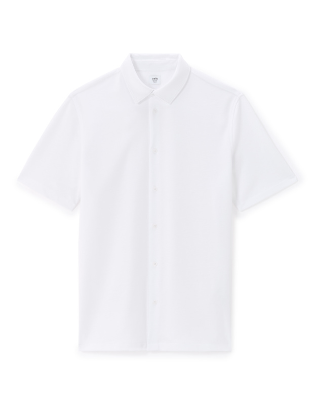 Pánská košile Celio Lahemc s krátkým rukávem