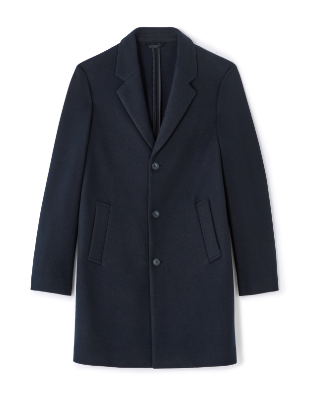 Tmavě modrý pánský kabát Celio Jubiais