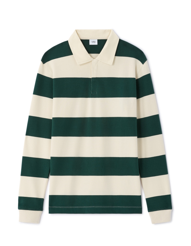 Pánské pruhované polo triko Celio