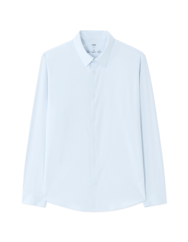 Celio Slim Naperform košile - modrá