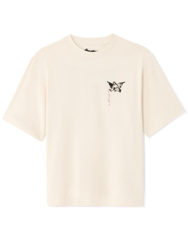 Celio Banksy triko - krémové