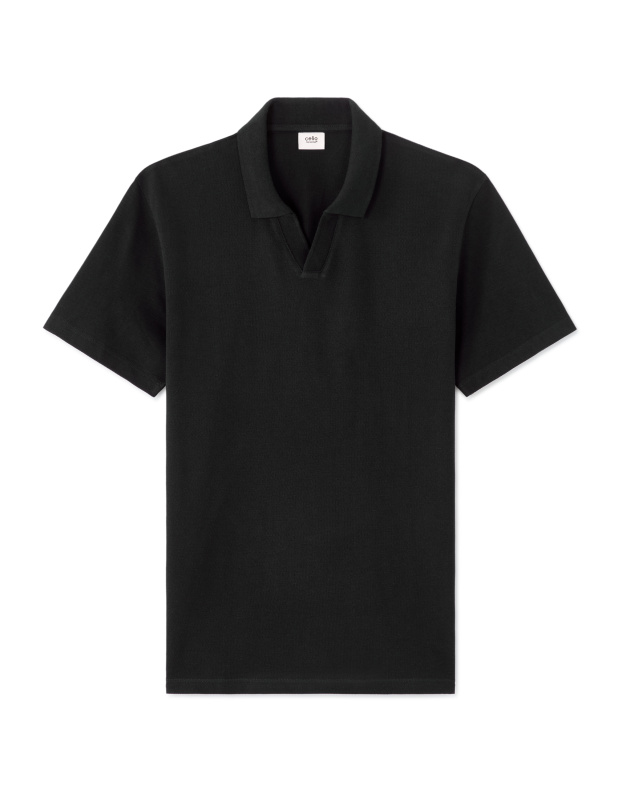 Černé pánské polo triko Celio Nepiquy