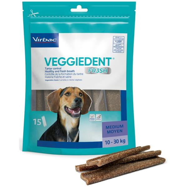 Virbac CET Veggiedent Fresh (15 ks/bal.) M 350g