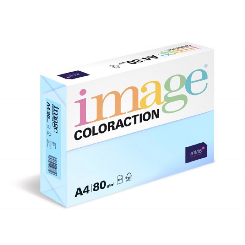 Coloraction A4 80 g 500 ks - Lagoon/pastelově sv.modrá