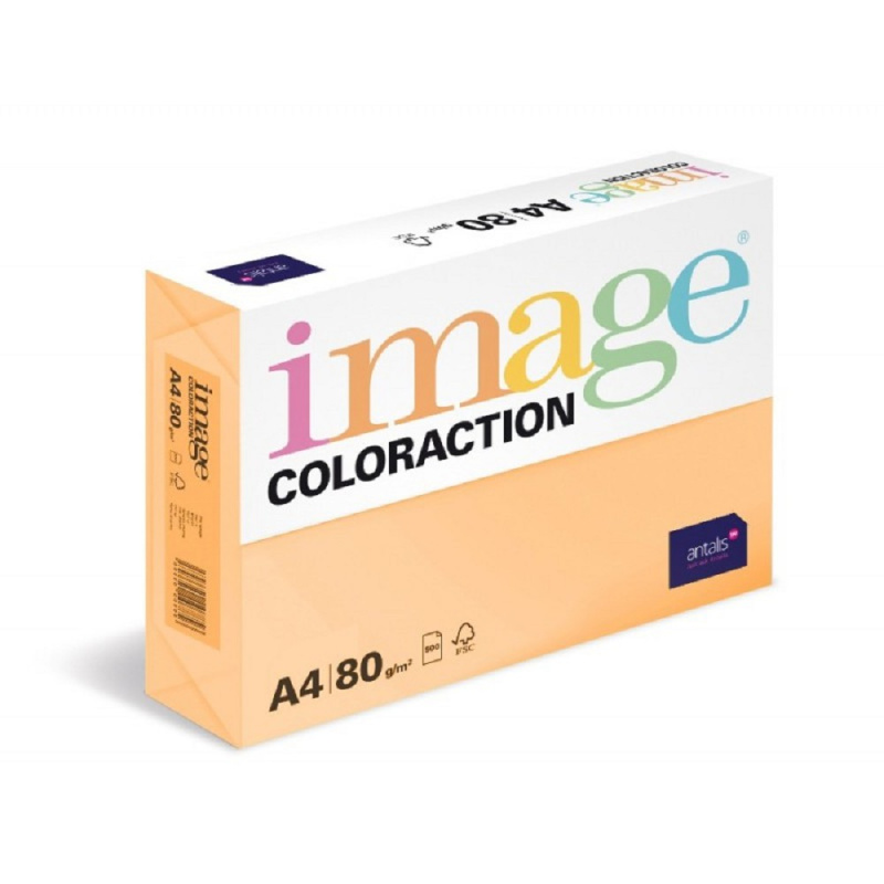 Coloraction A4 80 g 500 ks - Savana/meruňková