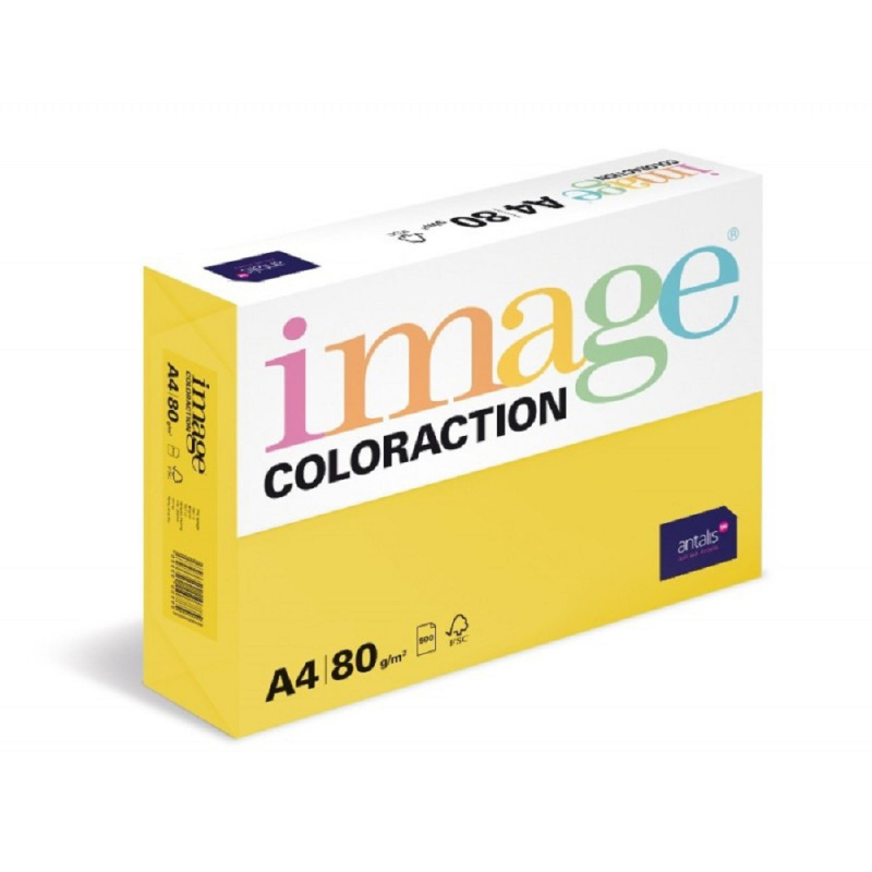 Coloraction A4 80 g 500 ks - Sevilla/sytá žlutá