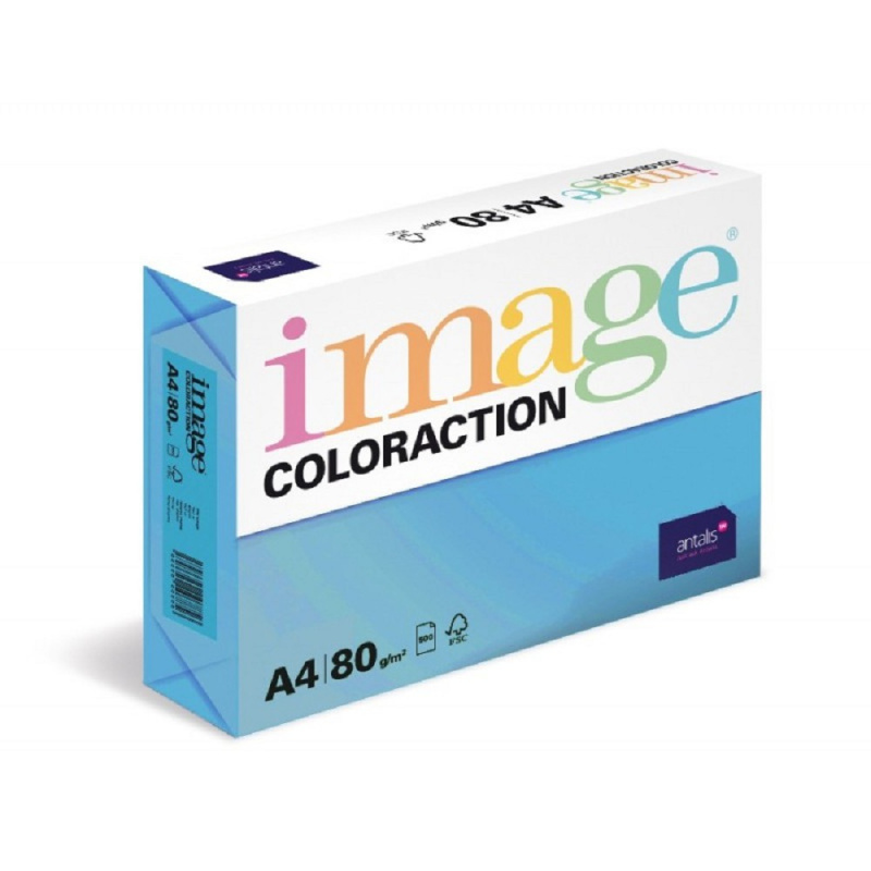 Coloraction A4 80 g 500 ks - Stockholm/tmavě modrá