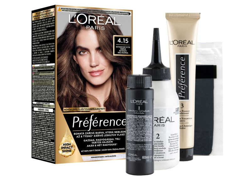L’Oréal Paris Préférence barva na vlasy odstín 4.15 Intense Deep Brown 1 ks