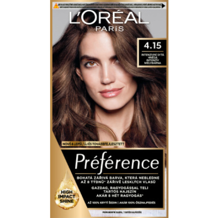L’Oréal Paris Préférence barva na vlasy odstín 4.15 Intense Deep Brown 1 ks