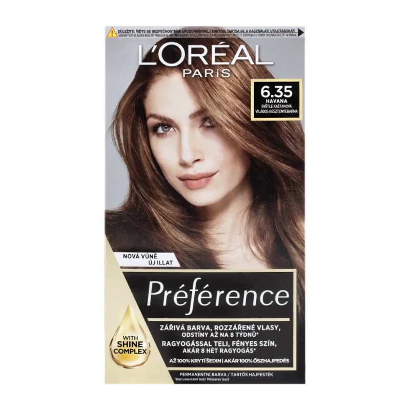 L’Oréal Paris Préférence barva na vlasy odstín 6.35 Light Amber 1 ks