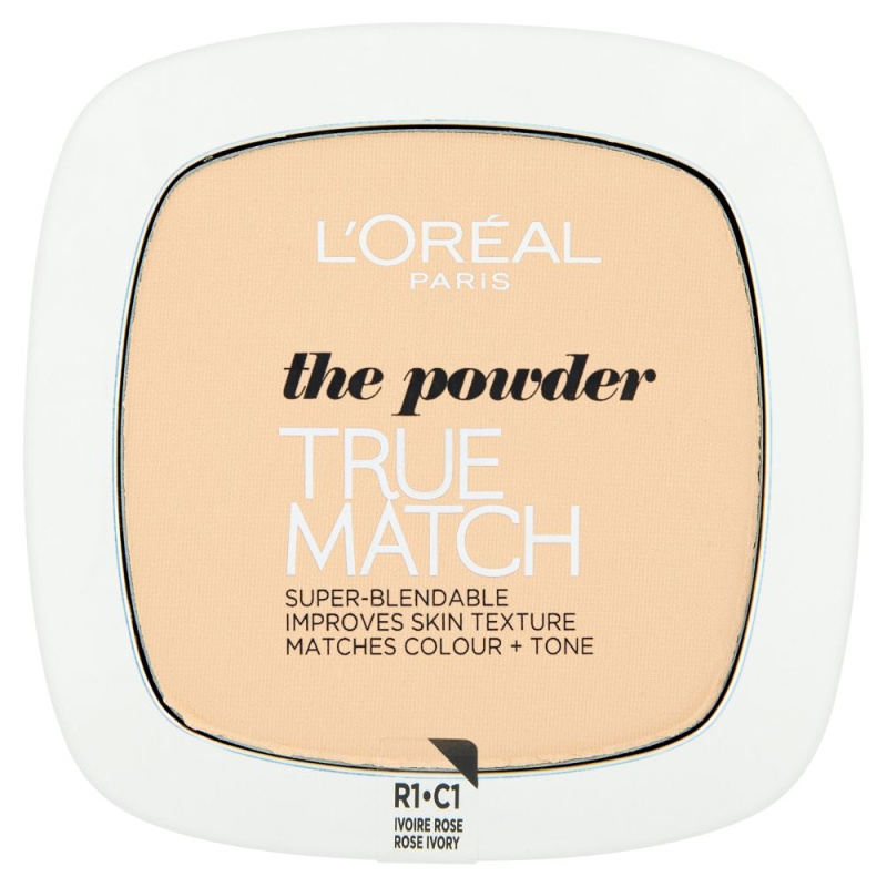 L’Oréal Paris True Match kompaktní pudr odstín 1R/1C Rose Ivory 9 g