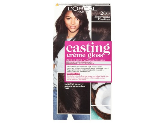 L’Oréal Paris Casting Creme Gloss barva na vlasy odstín 200 Ebony Black 1 ks