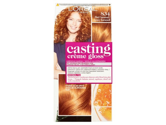L’Oréal Paris Casting Creme Gloss barva na vlasy odstín 834 Golden Caramel 1 ks