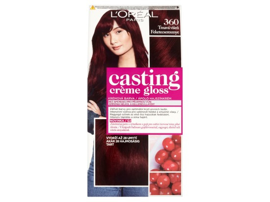 L’Oréal Paris Casting Creme Gloss barva na vlasy odstín 360 Black Cherry 1 ks