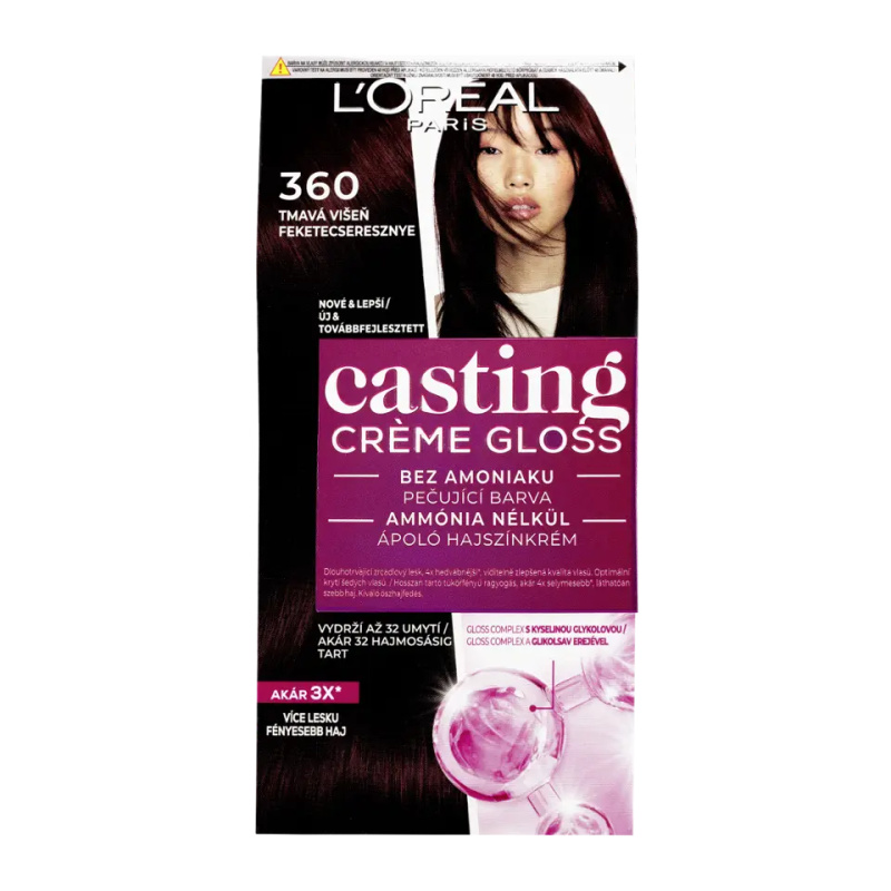L’Oréal Paris Casting Creme Gloss barva na vlasy odstín 360 Black Cherry 1 ks
