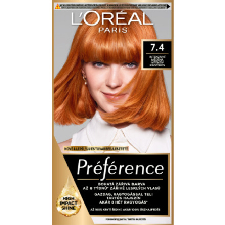 L’Oréal Paris Préférence barva na vlasy odstín 7.4 Mango Copper 1 ks