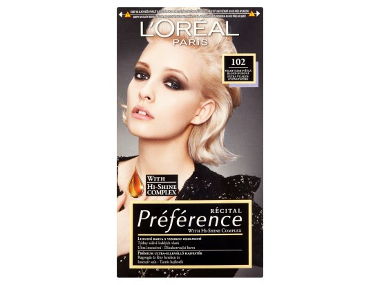 L’Oréal Paris Préférence barva na vlasy odstín 102 Extremely Light Iridescent Blond 1 ks