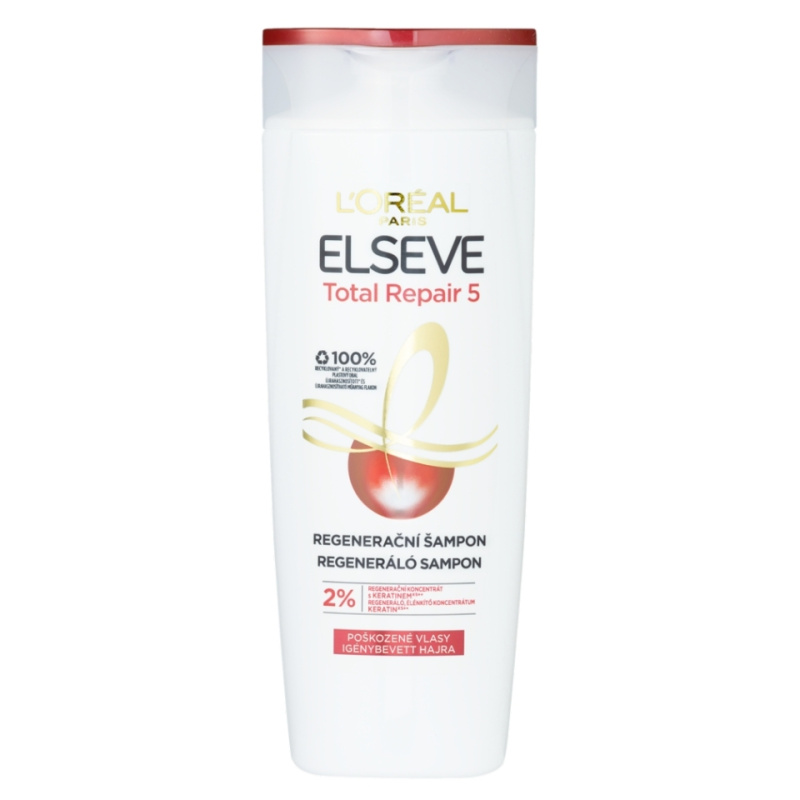 L’Oréal Paris Elseve Total Repair 5 regenerační šampon s keratinem 400 ml