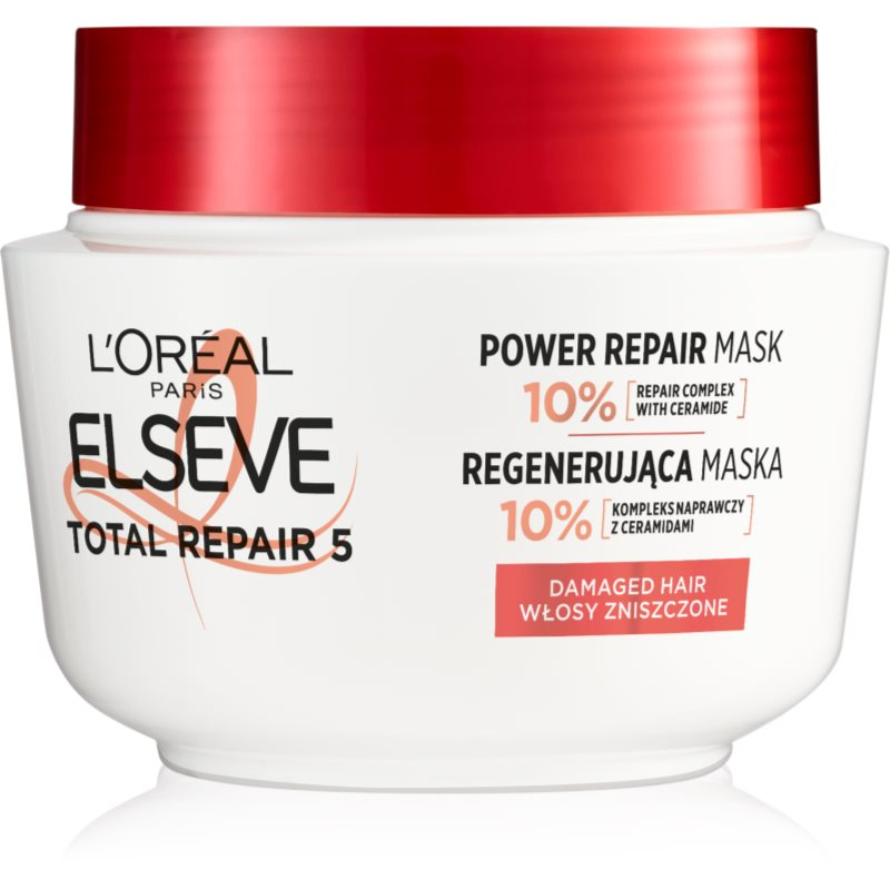 L’Oréal Paris Elseve Total Repair 5 regenerační maska na vlasy s keratinem 300 ml