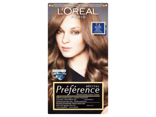 L’Oréal Paris Préférence barva na vlasy odstín 7.1 Ashy Blond