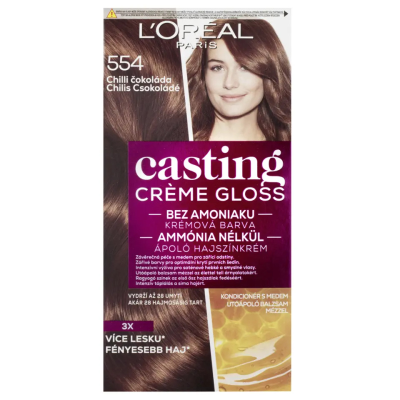 L’Oréal Paris Casting Creme Gloss barva na vlasy odstín 554 Spicy Chocolates 1 ks