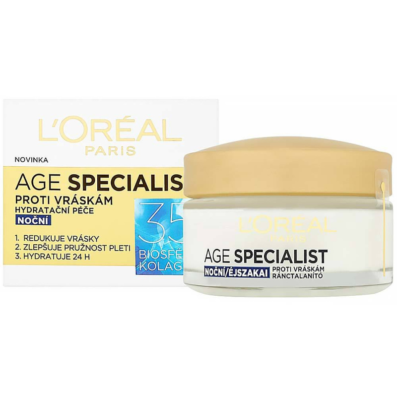 L’Oréal Paris Age Specialist 35+ noční krém proti vráskám 50 ml