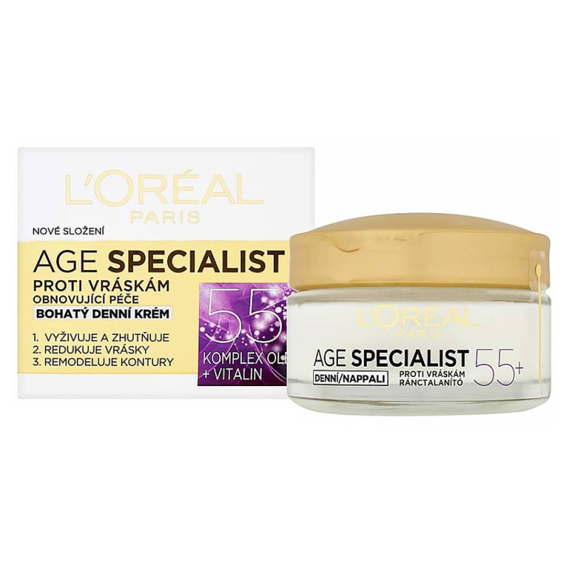 L’Oréal Paris Age Specialist 55+ denní krém proti vráskám 50 ml
