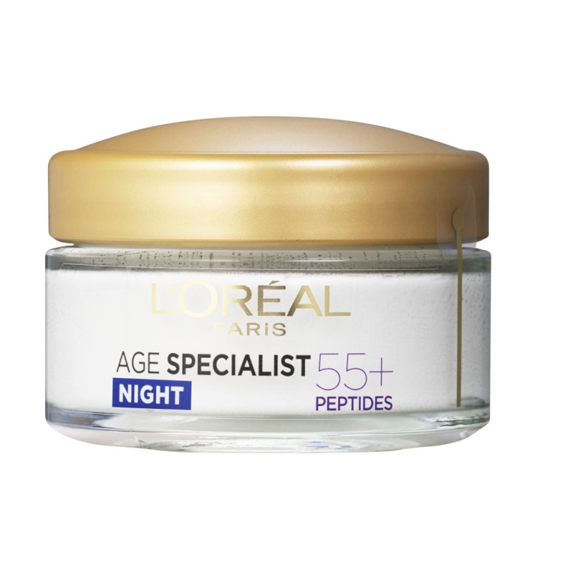 L’Oréal Paris Age Specialist 55+ noční obnovující krém proti vráskám 55+ 50 ml