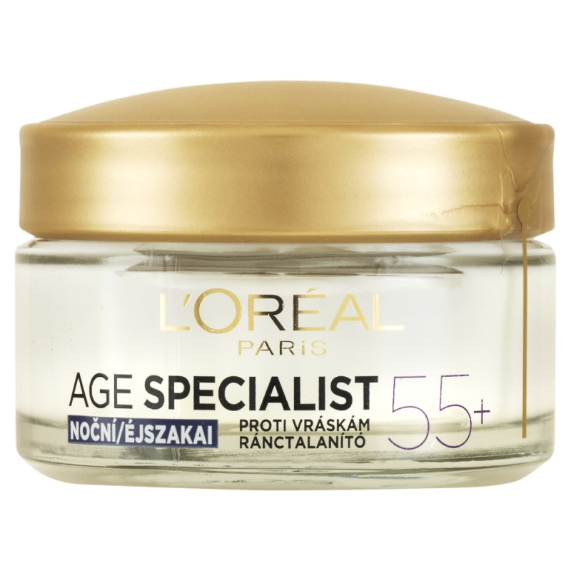 L’Oréal Paris Age Specialist 55+ noční obnovující krém proti vráskám 55+ 50 ml