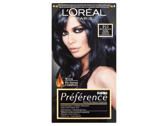 L’Oréal Paris Préférence barva na vlasy odstín P12 Intense Cool Black 1 ks