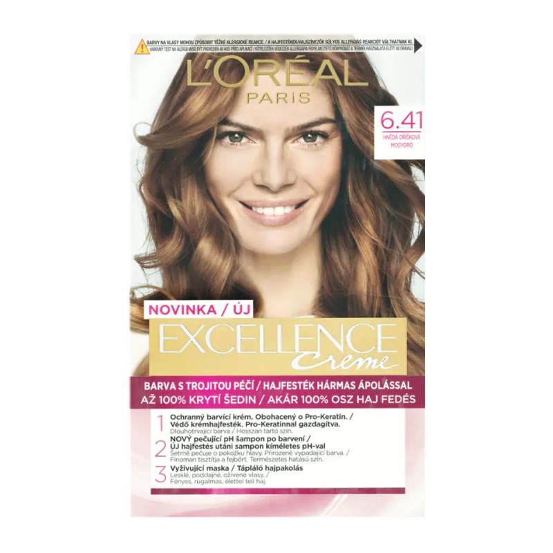 L’Oréal Paris Excellence Creme barva na vlasy odstín 6.41