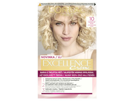 L’Oréal Paris Excellence Creme barva na vlasy odstín 10 1 ks