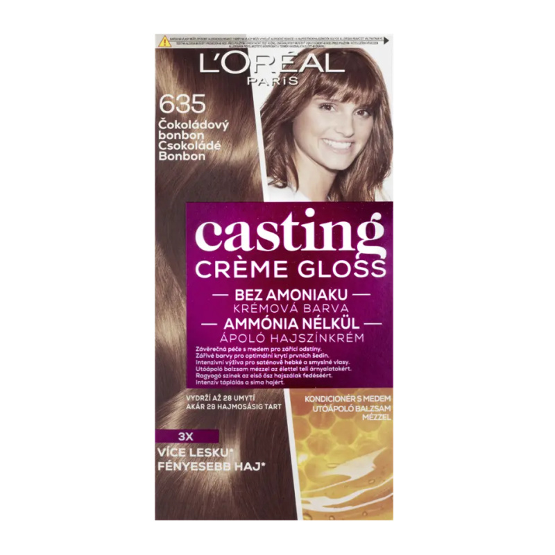 L’Oréal Paris Casting Creme Gloss barva na vlasy odstín 635 Chocolate Candy 1 ks