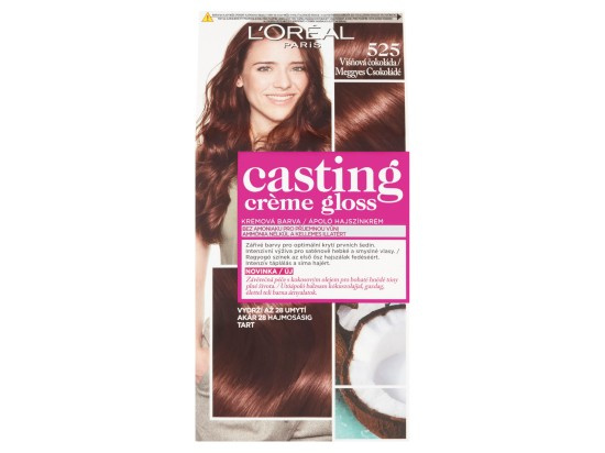 L’Oréal Paris Casting Creme Gloss barva na vlasy odstín 525 Black Cherry Chocolate 1 ks