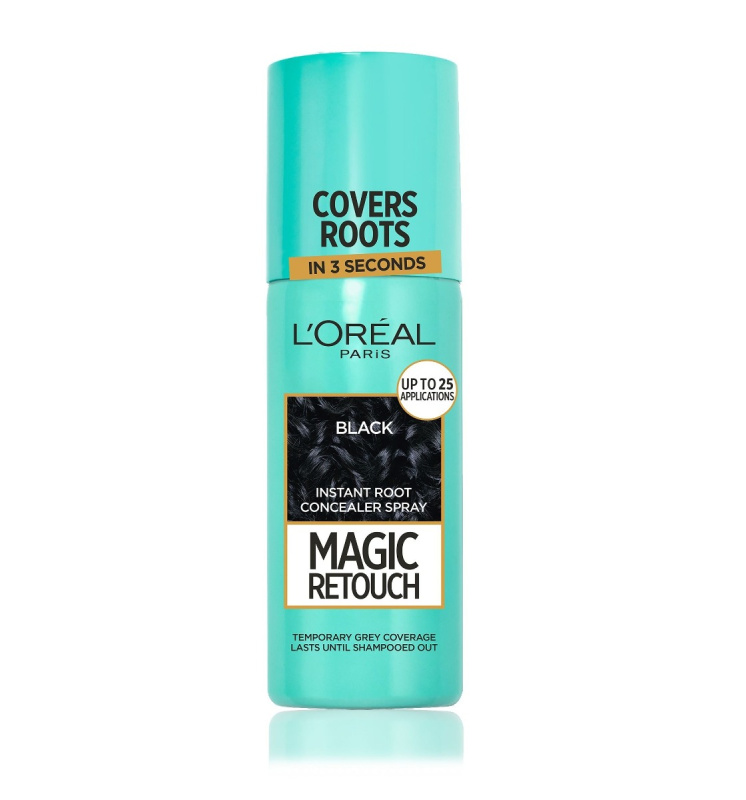 L’Oréal Paris Magic Retouch sprej pro okamžité zakrytí odrostů odstín Black 75 ml