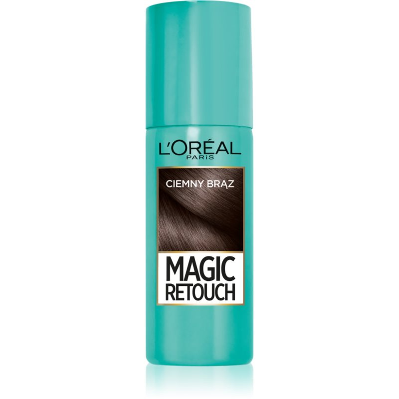 L’Oréal Paris Magic Retouch sprej pro okamžité zakrytí odrostů odstín Dark Brown 75 ml