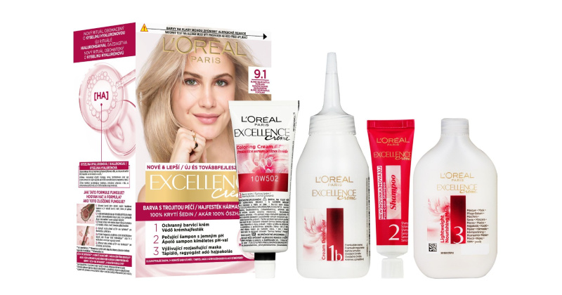 L’Oréal Paris Excellence Creme barva na vlasy odstín 9.1