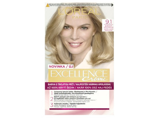L’Oréal Paris Excellence Creme barva na vlasy odstín 9.1