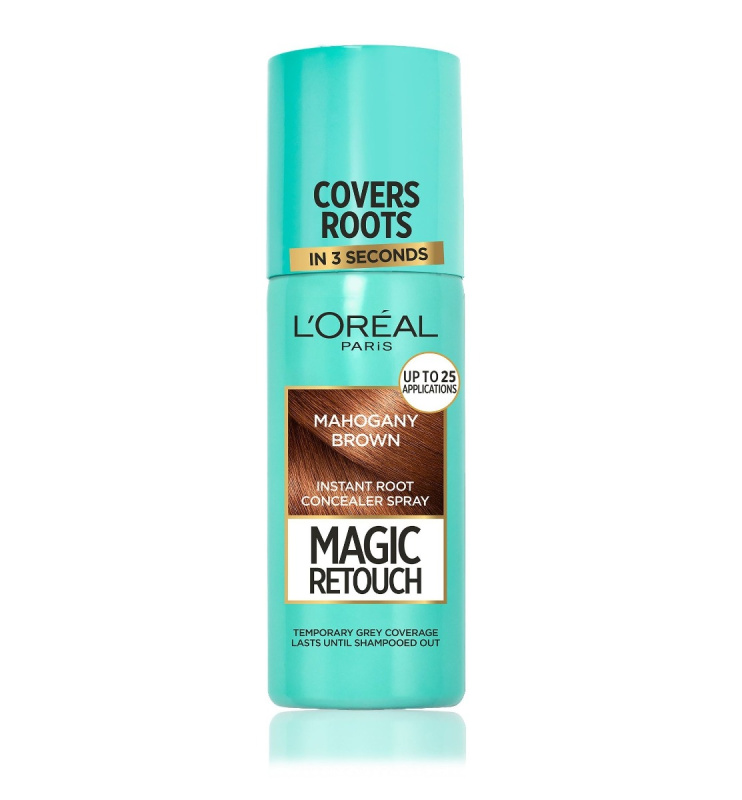 L’Oréal Paris Magic Retouch sprej pro okamžité zakrytí odrostů odstín Mahogany Brown 75 ml